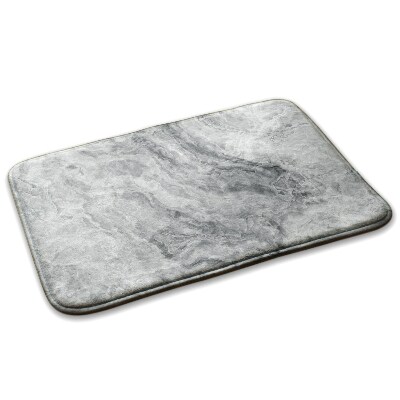 Dywanik kuchenny Szary marmurowy wzór