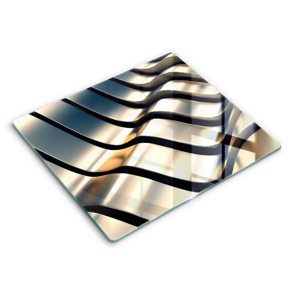 Deska do krojenia 60x52 cm Metalowe kształty 3D
