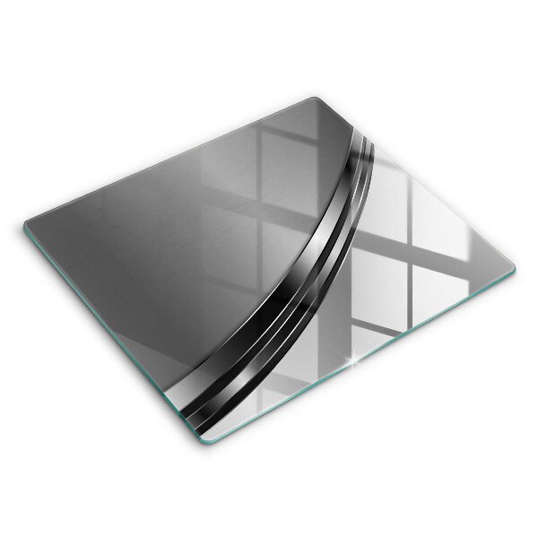 Deska do krojenia 60x52 cm Metalowa abstrakcja