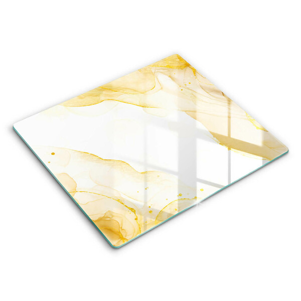 Deska do krojenia 60x52 cm Złota abstrakcja
