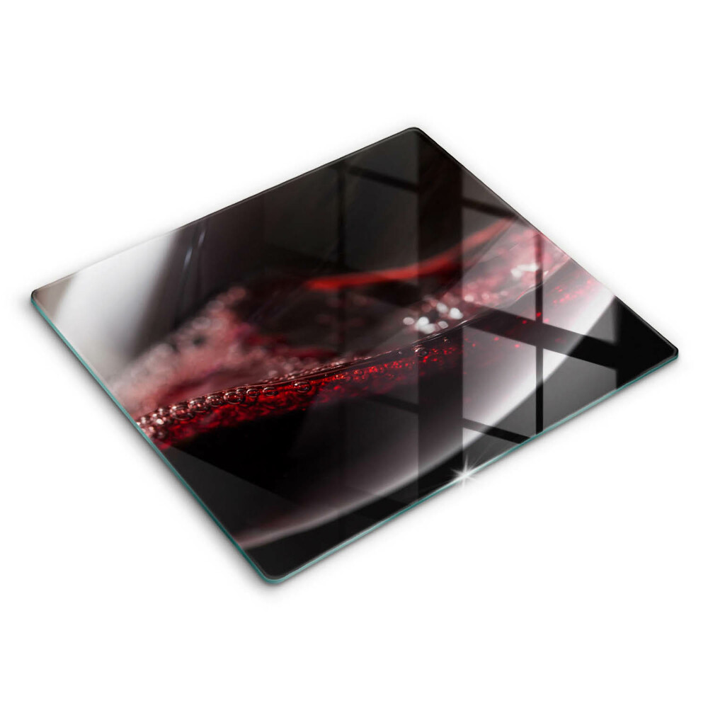 Deska kuchenna 60x52 cm Czerwone wino kieliszek
