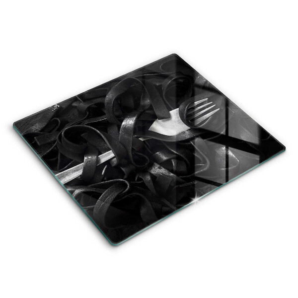 Deska kuchenna 60x52 cm Czarny makaron Tagliatelle