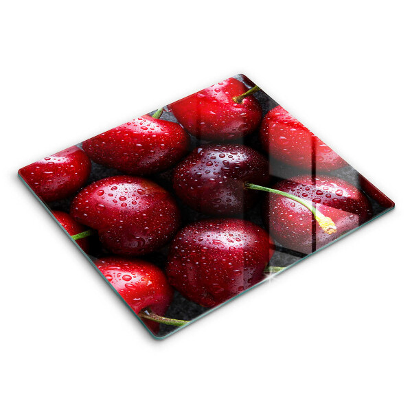 Deska kuchenna 60x52 cm Zbliżenie na wiśnie