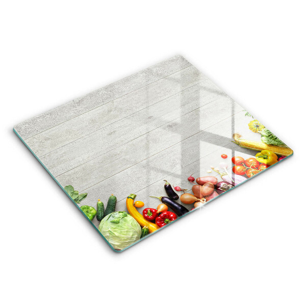 Deska do krojenia 60x52 cm Warzywa na deskach
