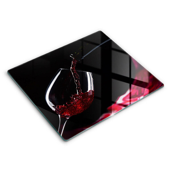 Deska do krojenia 60x52 cm Kieliszek czerwone wino
