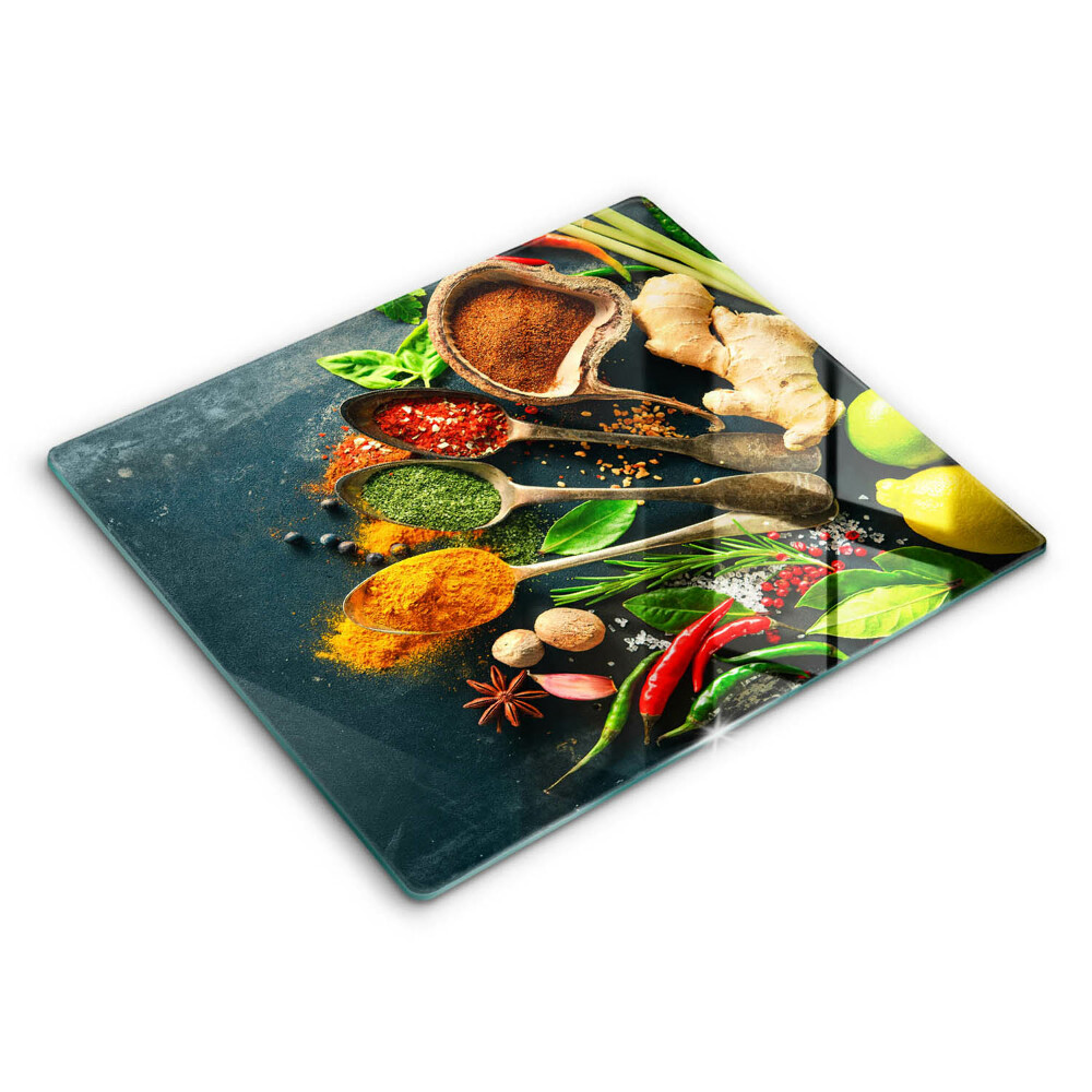 Deska do krojenia 60x52 cm Kuchenne przyprawy łyżki