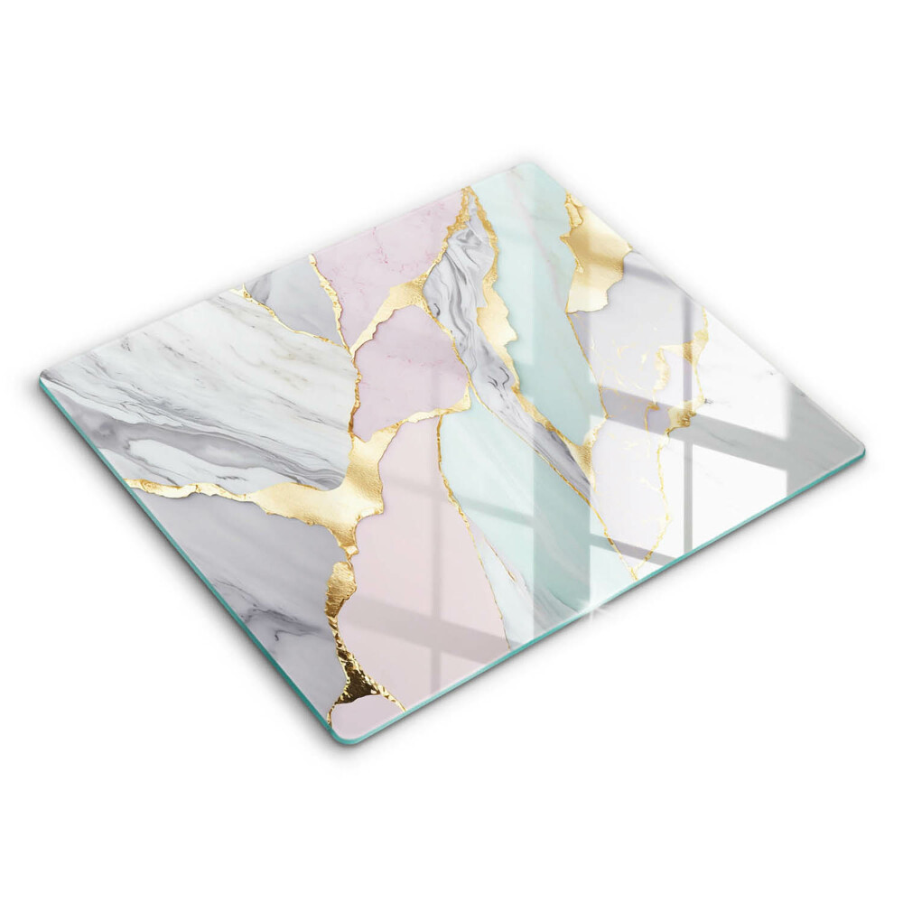 Deska do krojenia 60x52 cm Pastelowy marmur
