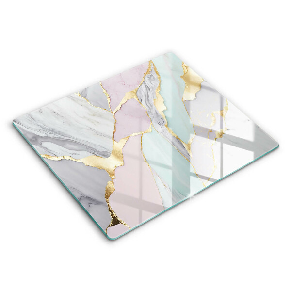 Deska do krojenia 60x52 cm Pastelowy marmur