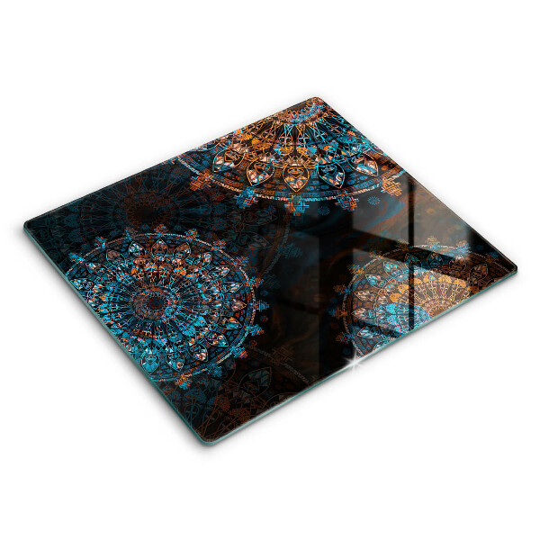 Deska do krojenia 60x52 cm Boho vintage koła