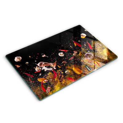 Deska kuchenna 80x52 cm Ostre przyprawy