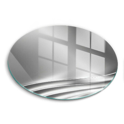 Deska kuchenna szklana okrągła Metalowa struktura