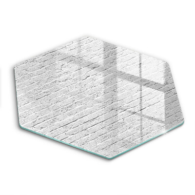 Deska do krojenia na blat sześciokątna Ściana mur cegły