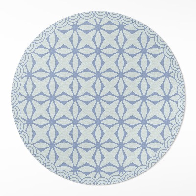 Dywan winylowy okrągły Regularny wzór ozdobny