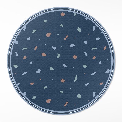 Dywan winylowy okrągły Abstrakcyjne pastelowe plamki