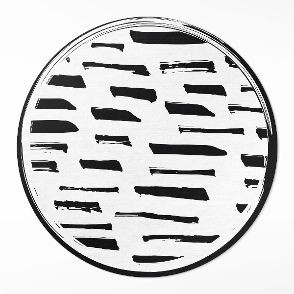 Dywan winylowy okrągły Minimalistyczna nowoczesna abstrakcja