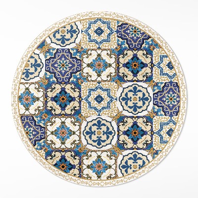 Dywan winylowy okrągły Dekoracyjne kafelki podłogowe