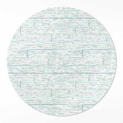 Dywan winylowy okrągły Jasne drewno panele podłogowe