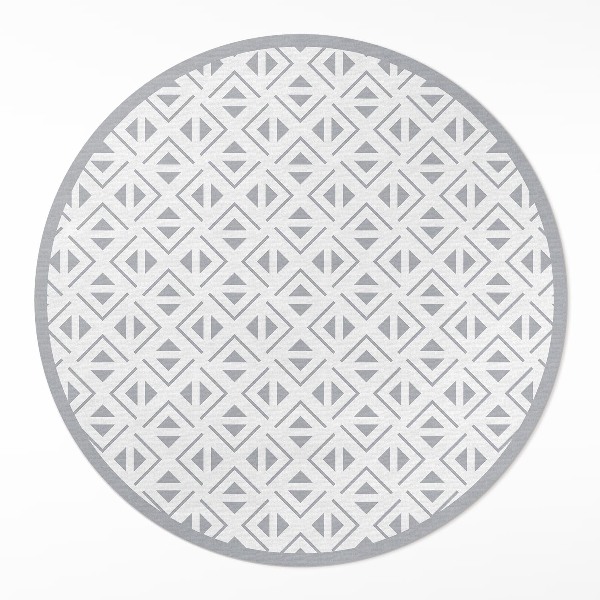 Dywan winylowy okrągły Geometryczny wzór minimalistyczny