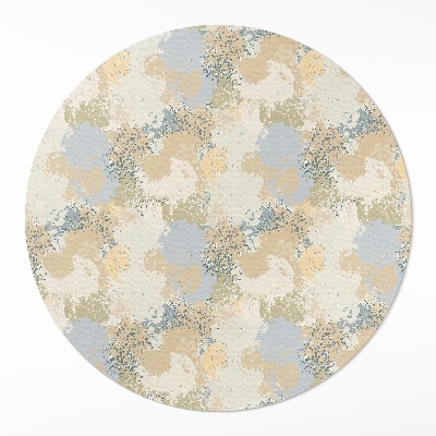 Dywan winylowy okrągły Abstrakcyjne delikatne malowane plamy