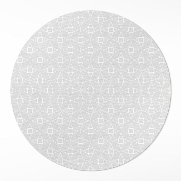 Dywan winylowy okrągły Wzór Linearny minimalistyczna dekoracja