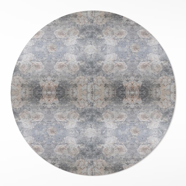 Dywan winylowy okrągły ornamenty w stylu vintage - Wallfluent.pl
