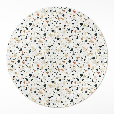 Dywan winylowy okrągły Ozdobny gres kamienna płyta