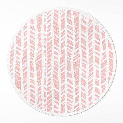 Dywan winylowy okrągły Indiański wzór pastele boho