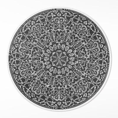Dywan winylowy okrągły Orientalna mandala geometryczna arabeska - Wallfluent.pl