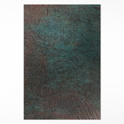 Dywan winylowy Zielono brązowy beton styl industrialny