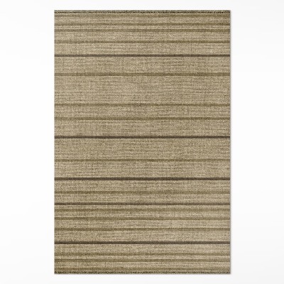 Dywan winylowy Pasy na tkaninie styl boho vintage