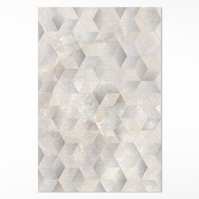 Dywan winylowy Sześciany 3D nowoczesny wzór geometryczny