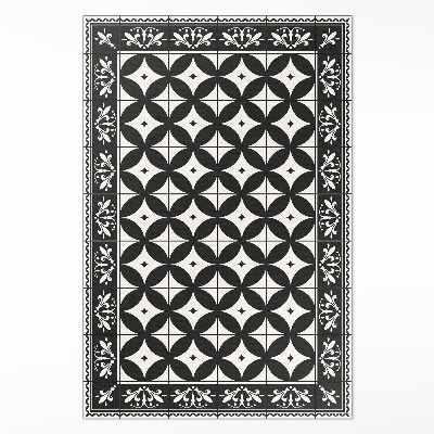 Dywan winylowy Koła w kafelkach hiszpańska mozaika