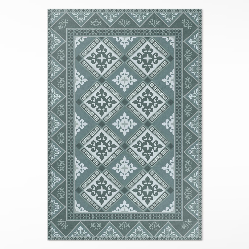 Dywan winylowy Geometria i ornament dekoracyjna mozaika