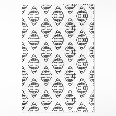 Dywan winylowy Geometryczne romby indiański wzór