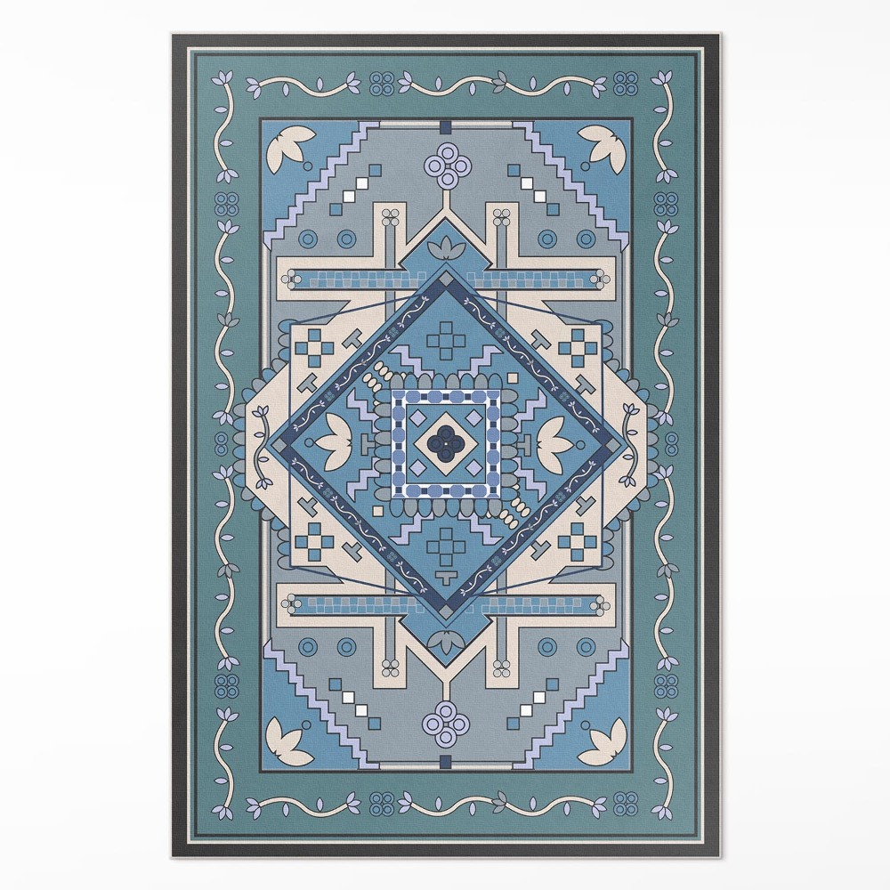 Dywan winylowy Arabska geometria ornamentalny wzór