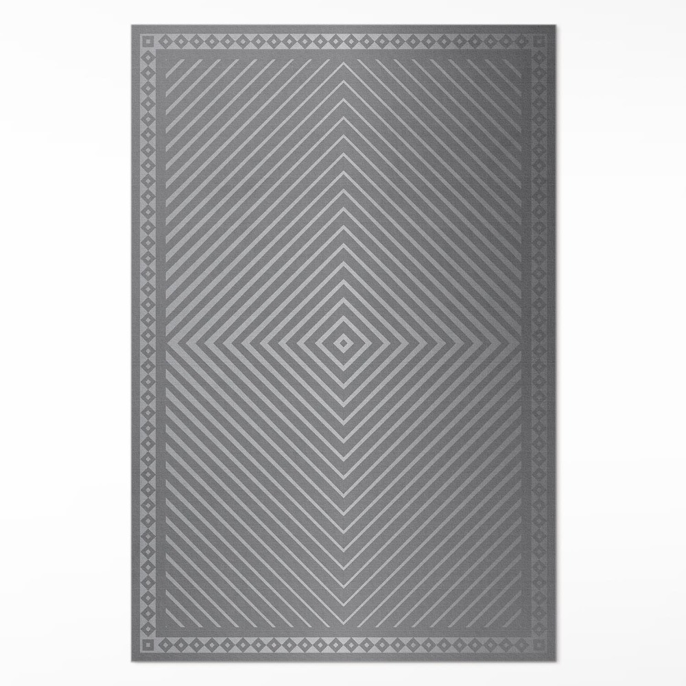 Dywan winylowy Geometryczne romby designerskie linie