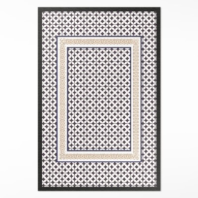 Dywan winylowy Geometryczny warkocz elegancka mozaika