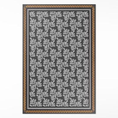 Dywan winylowy Kwiecisty warkocz motyw roślinny