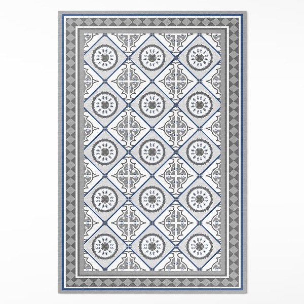 Dywan winylowy Geometryczne romby ornamentalne kafelki