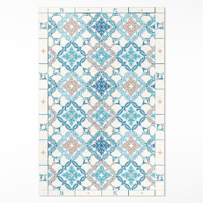 Dywan winylowy Geometryczny splot ozdobne kafelki