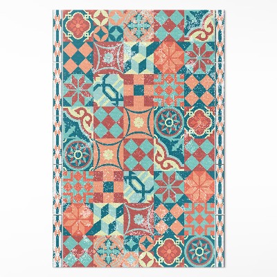 Dywan winylowy Portugalskie retro wytarte kafelki