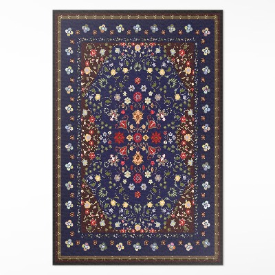 Dywan winylowy Piękne małe kwiaty motyw roślinny vintage