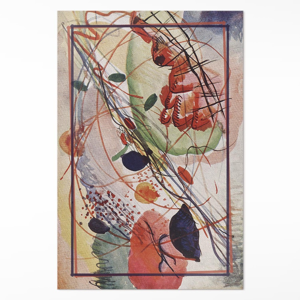 Dywan winylowy Kolorowa akwarela Wassily'ego Kandinsky'ego