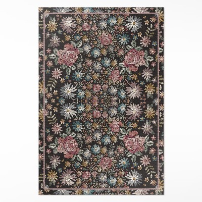 Dywan winylowy Drobne kwiaty na łące