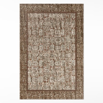 Dywan winylowy Ornamentalna mozaika wzór vintage