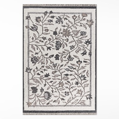 Dywan winylowy Monochromatyczne minimalistyczne rośliny