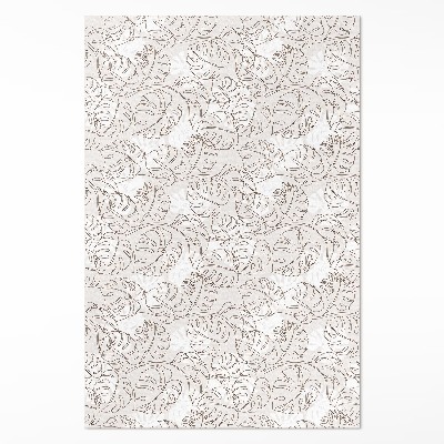 Dywan winylowy Minimalistyczne liście boho monstera