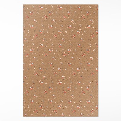 Dywan winylowy Drobne kwiatuszki polne styl boho vintage