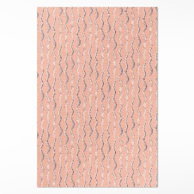 Dywan winylowy Boho fale w pastelowych barwach