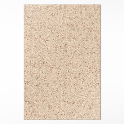 Dywan winylowy Linearne jesienne liście styl boho